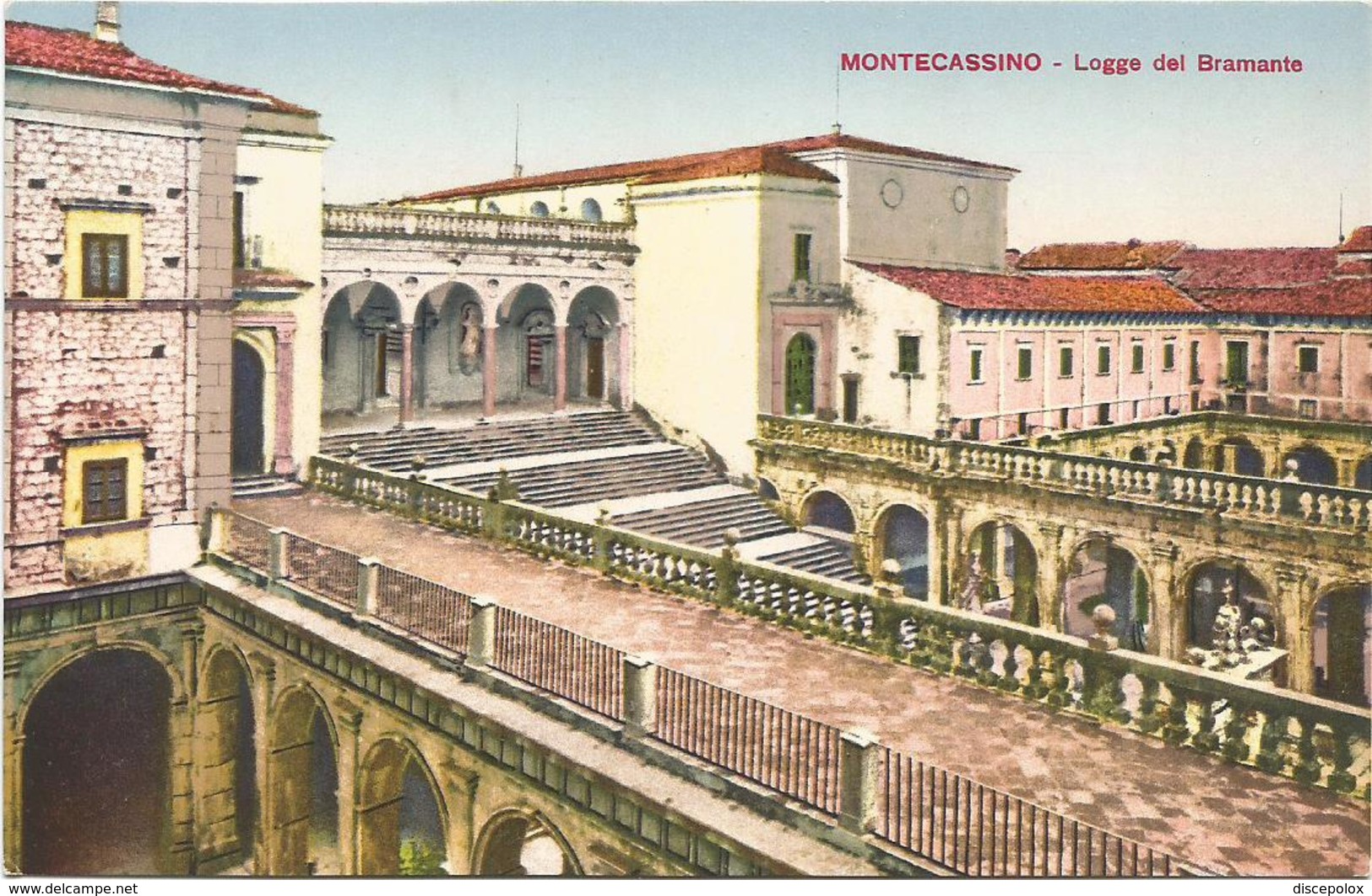 X2559 Cassino (Frosinone) - Abbazia Di Montecassino - Logge Del Bramante / Non Viaggiata - Altri & Non Classificati