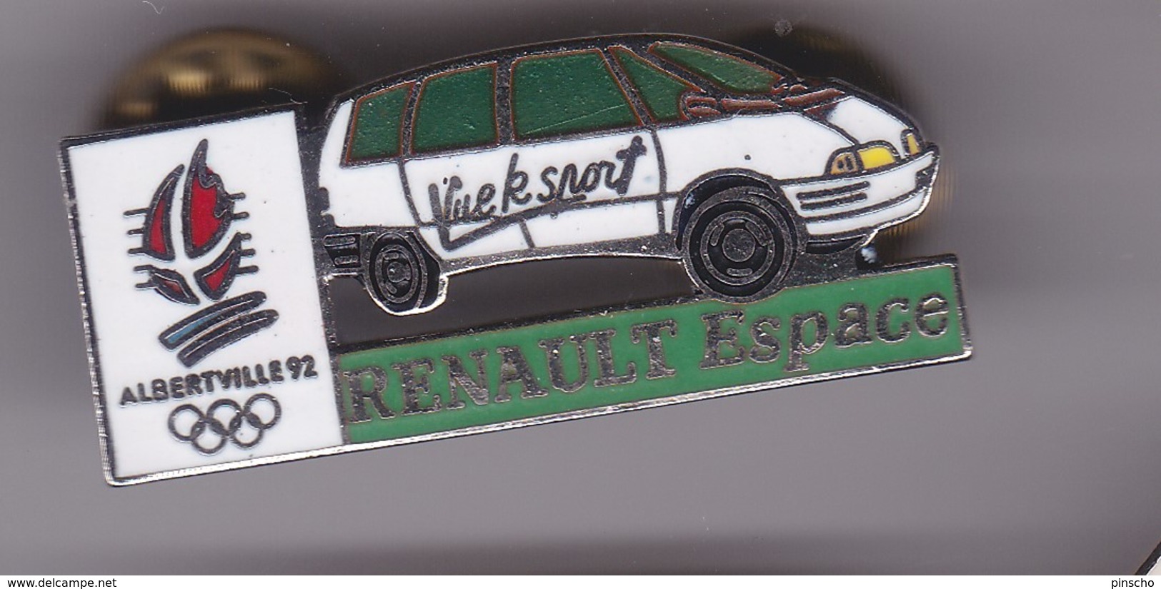 Pin's RENAULT ESPACE ALBERVILLE 92 - Renault