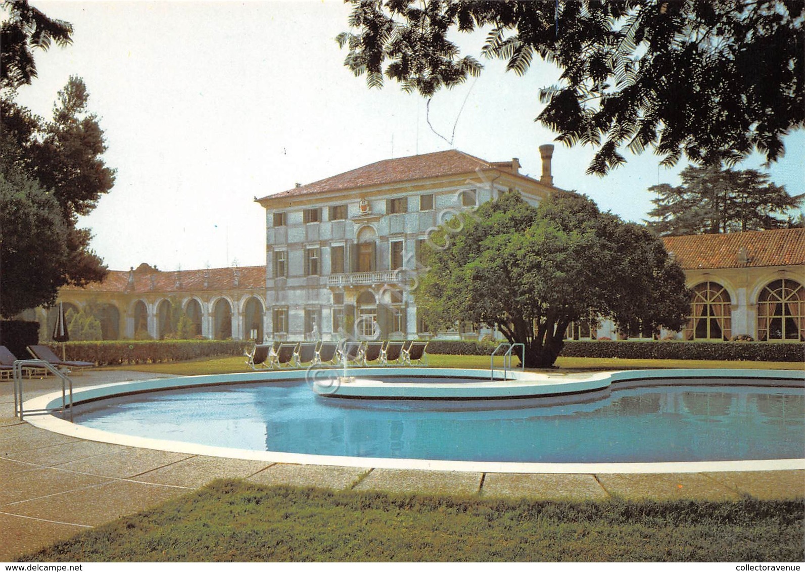 Cartolina Zerman Di Mogliano Veneto Hotel Villa Condulmer Piscina 1990 (Treviso) - Treviso