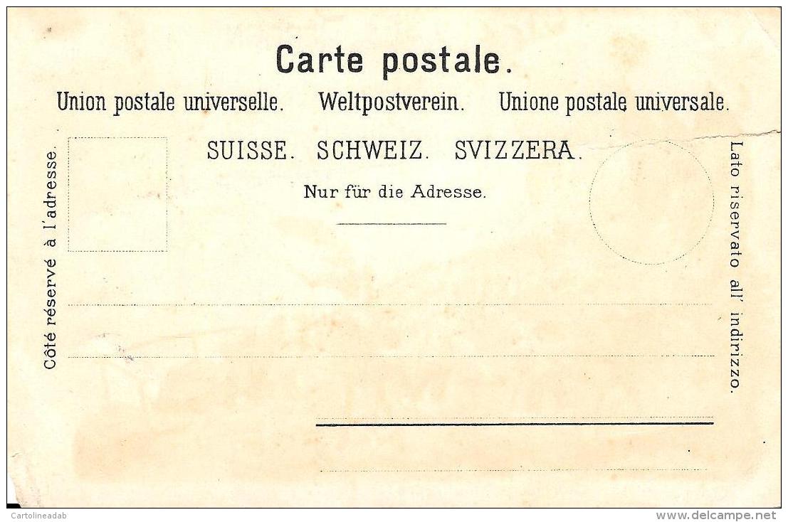 [DC12031] CPA - SVIZZERA - GRUSS AUS DEN BERGEN - STORRISCHE MAULTHIERE - Old Postcard - Altri & Non Classificati