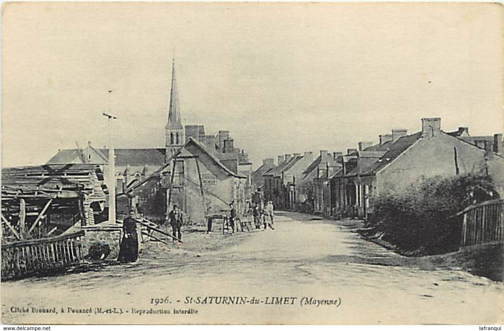 Ref 194- Mayenne - Saint Saturnin Du Limet - St Saturnin Du Limet  - Carte Bon Etat  - - Autres & Non Classés