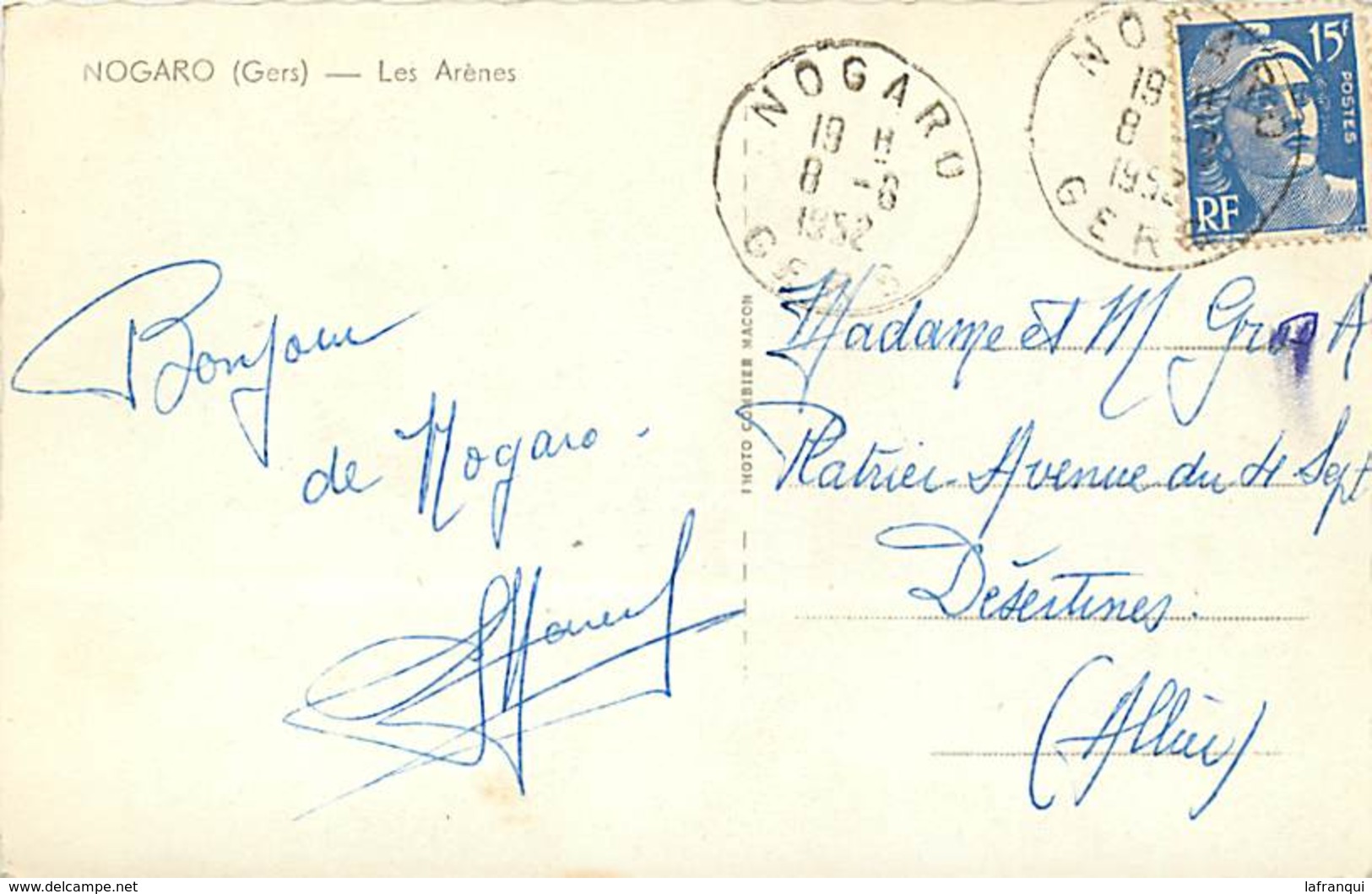 Ref 193- Gers - Nogaro - Les Arenes  - Carte Bon Etat  - - Nogaro