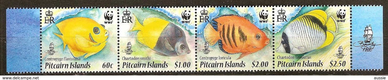 Pitcairn Islands 2010 Yvertn° 735-738 *** MNH Cote 13,00 Euro Faune WWF Poissons Fish Vissen - Islas De Pitcairn