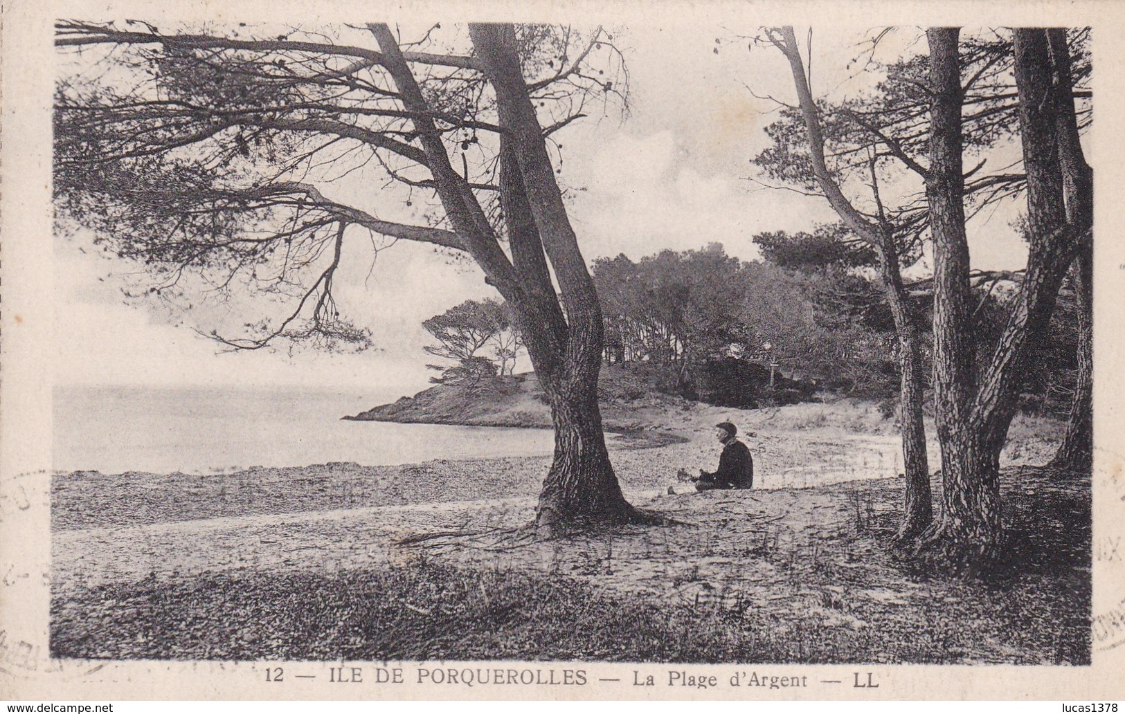 83 / PORQUEROLLES / LA PLAGE D ARGENT / LL 12 - Porquerolles