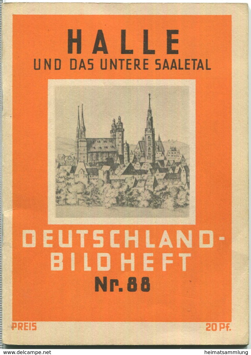 Nr.88 Deutschland-Bildheft - Halle Und Das Untere Saaletal - Sajonía Anhalt