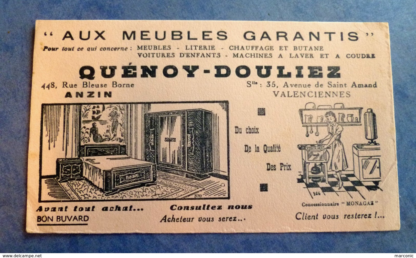 Buvard Ancien - AUX MEUBLES GARANTIS QUENOY DOULIEZ, VALENCIENNES Et ANZIN - Chambre, Cuisine - M