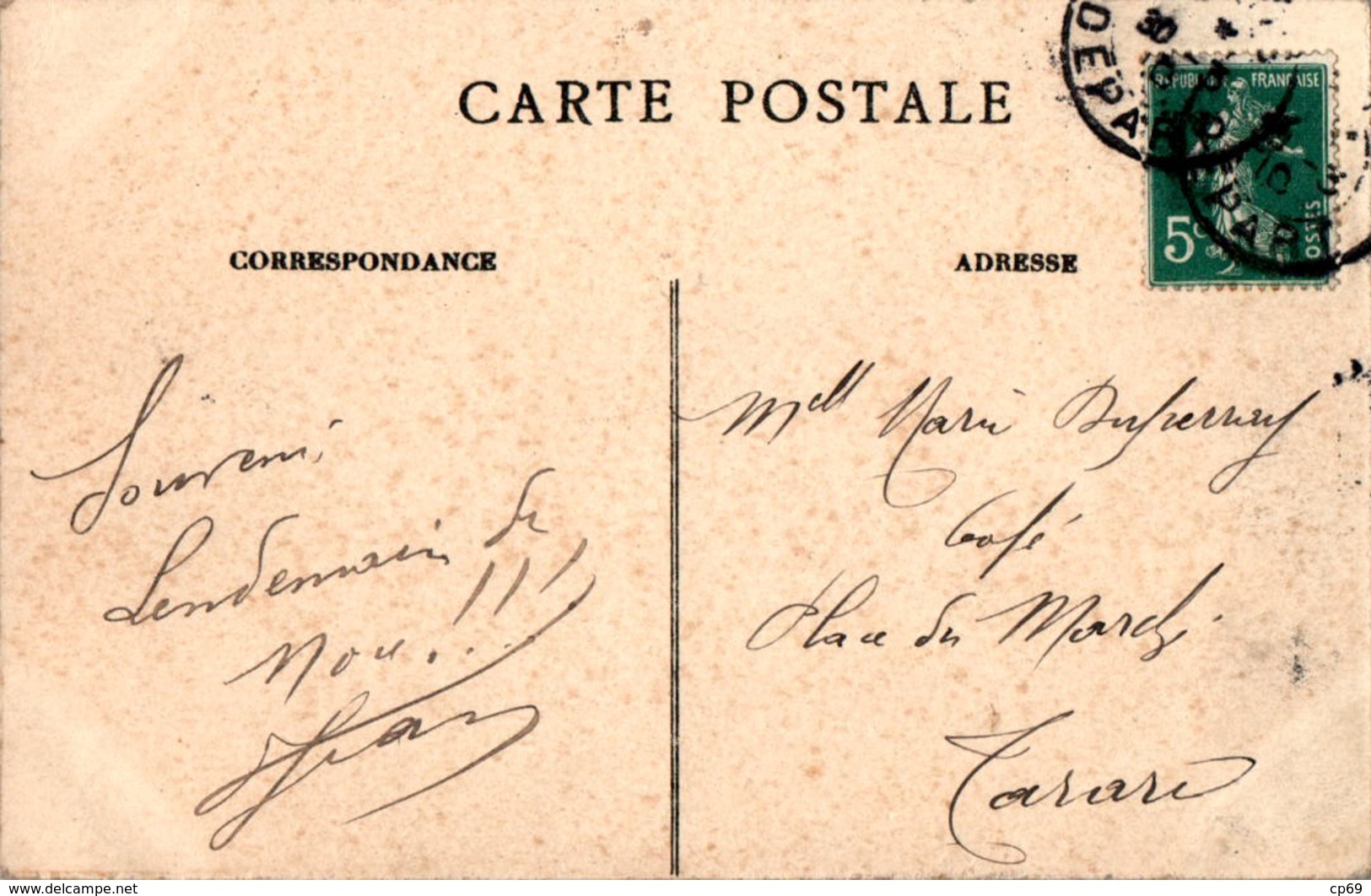 PARIS - Le Boulevard Saint-Denis 17 Restaurant Taverne Du Nègre Bicyclette Vélo - SEINE Cpa Ayant Voyagée En 1910 - Cafés, Hotels, Restaurants