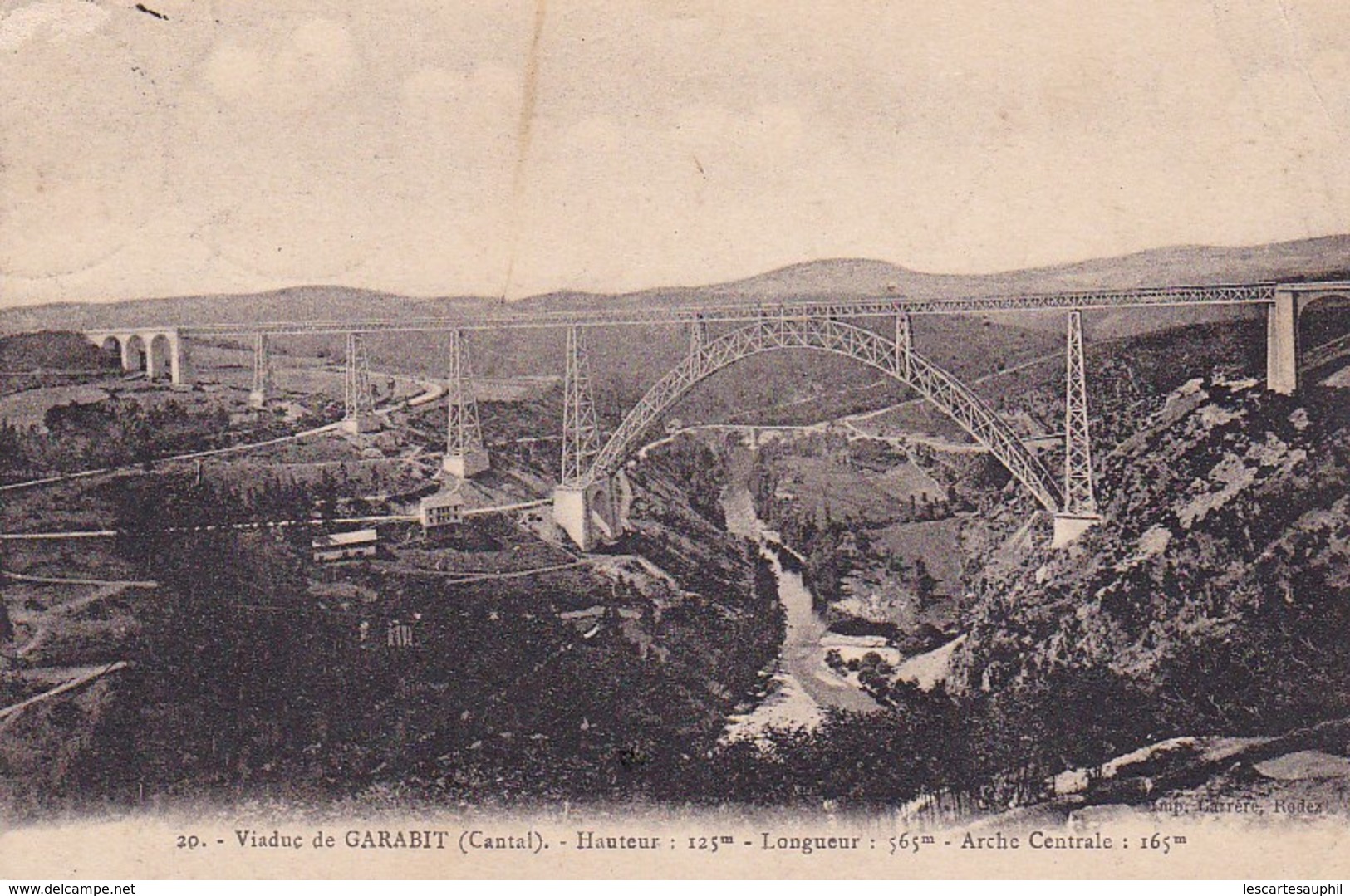 Lot 4 Cpa Viaduc De Garabit 5322,20,4, - Autres & Non Classés