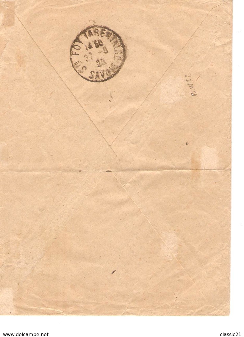 TP 226-227-229 75° Anniversaire Du 1° TP S/L.recommandée C.Agence 24 Bruxelles 25/8/1925 V.France Foy Tarentaise 1902 - Postmarks With Stars