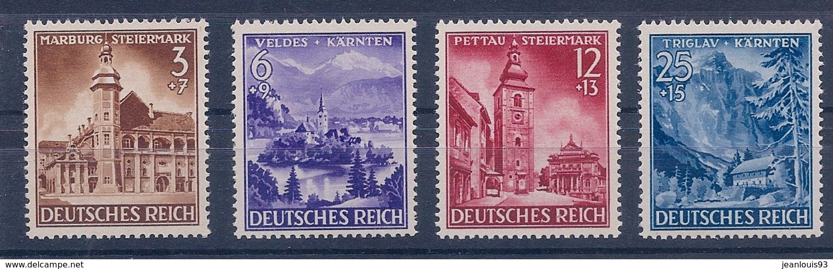 ALLEMAGNE REICH - 730/733 . SLOVENIE SERIE COMPLETE NEUF** MNH COTE 20 EUR - Neufs