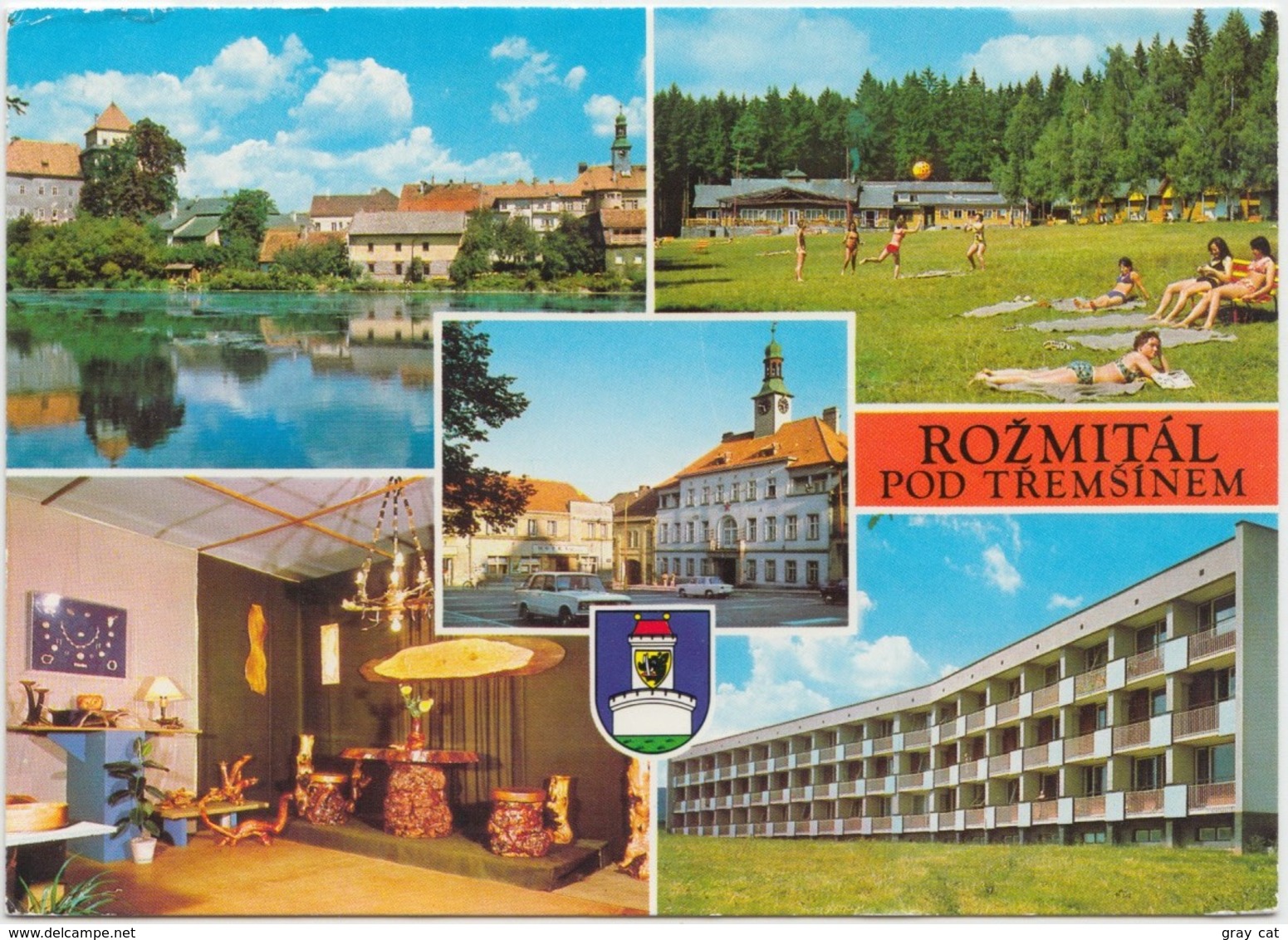 ROZMITAL POD TREMSINEM, Czech Republic, Used Postcard [21197] - Czech Republic