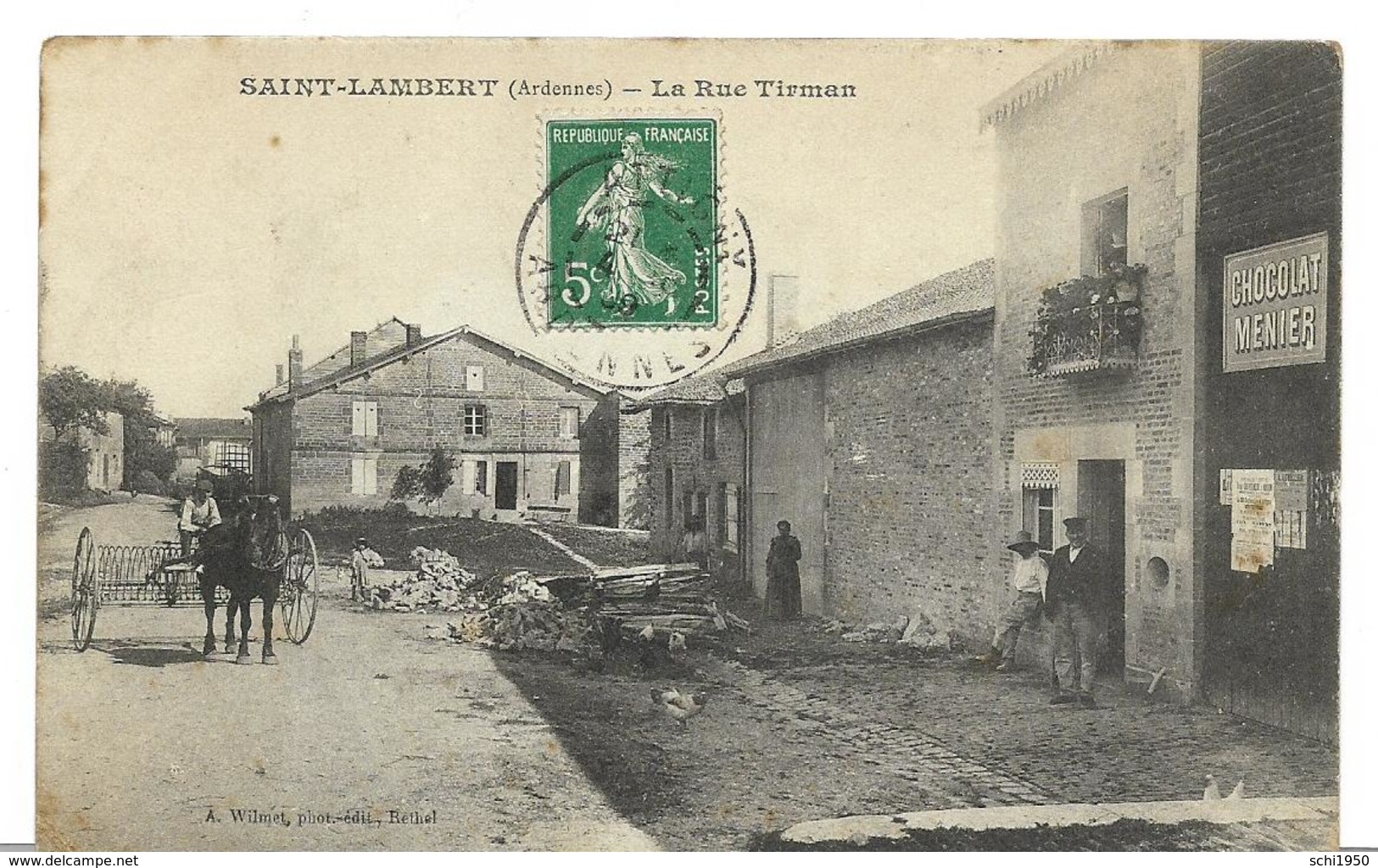 ~ JP ~ 08  ~ SAINT - LAMBERT   ~  La Rue TIRMAN . - Autres & Non Classés