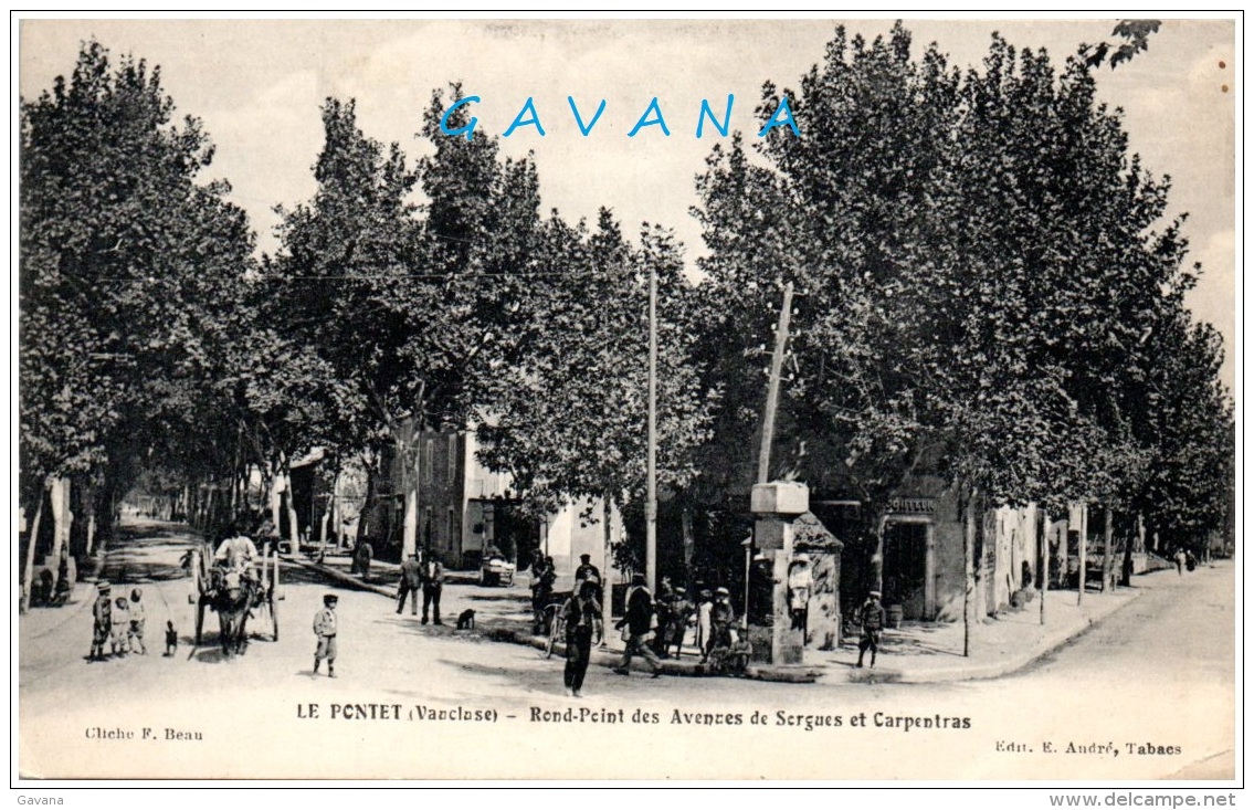 84 LE PONTET - Rond-point Des Avenues De Sergues Et Carpentras - Le Pontet