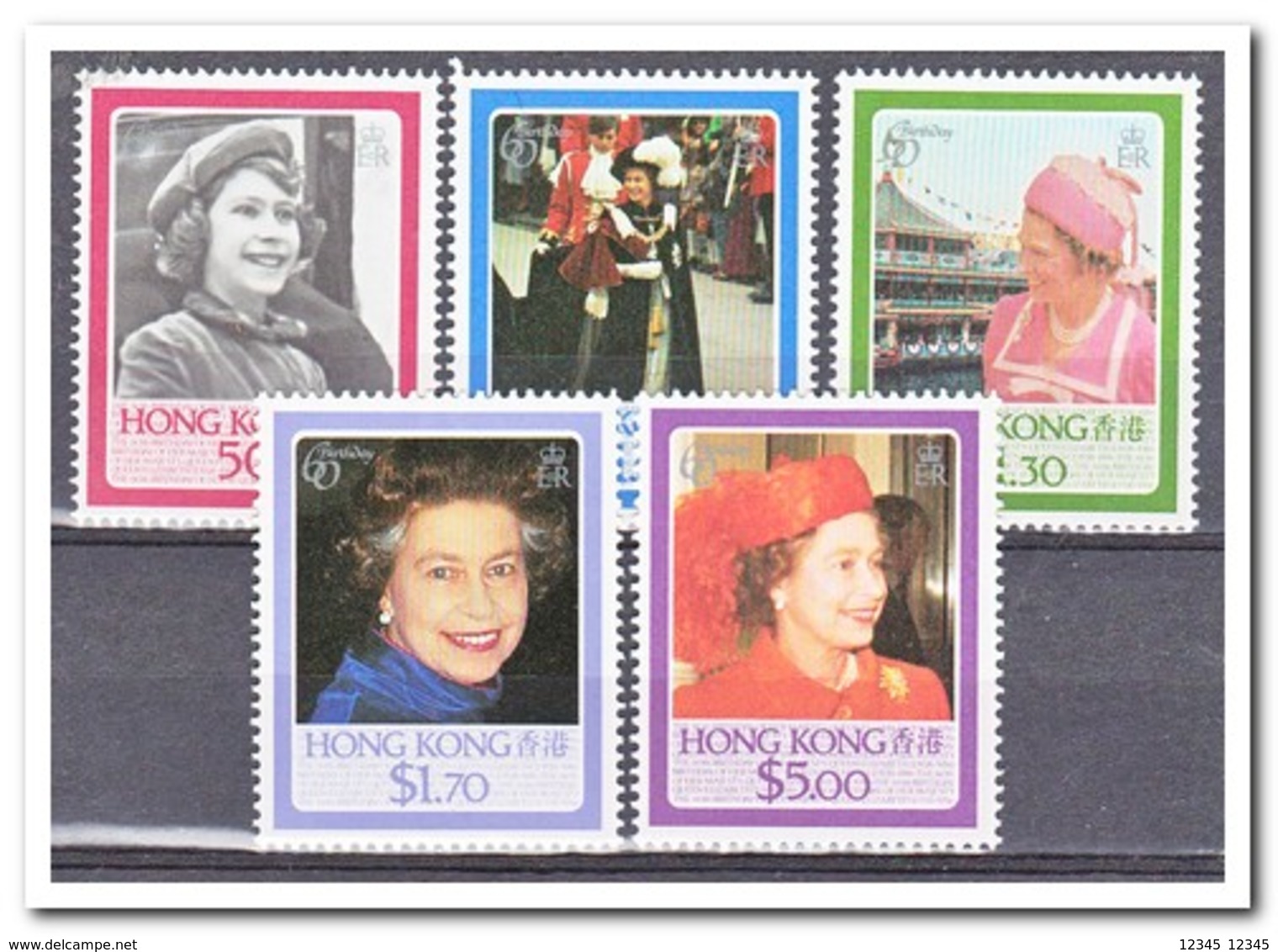 Hong Kong 1986, Postfris MNH, Queen Elisabeth - Andere & Zonder Classificatie