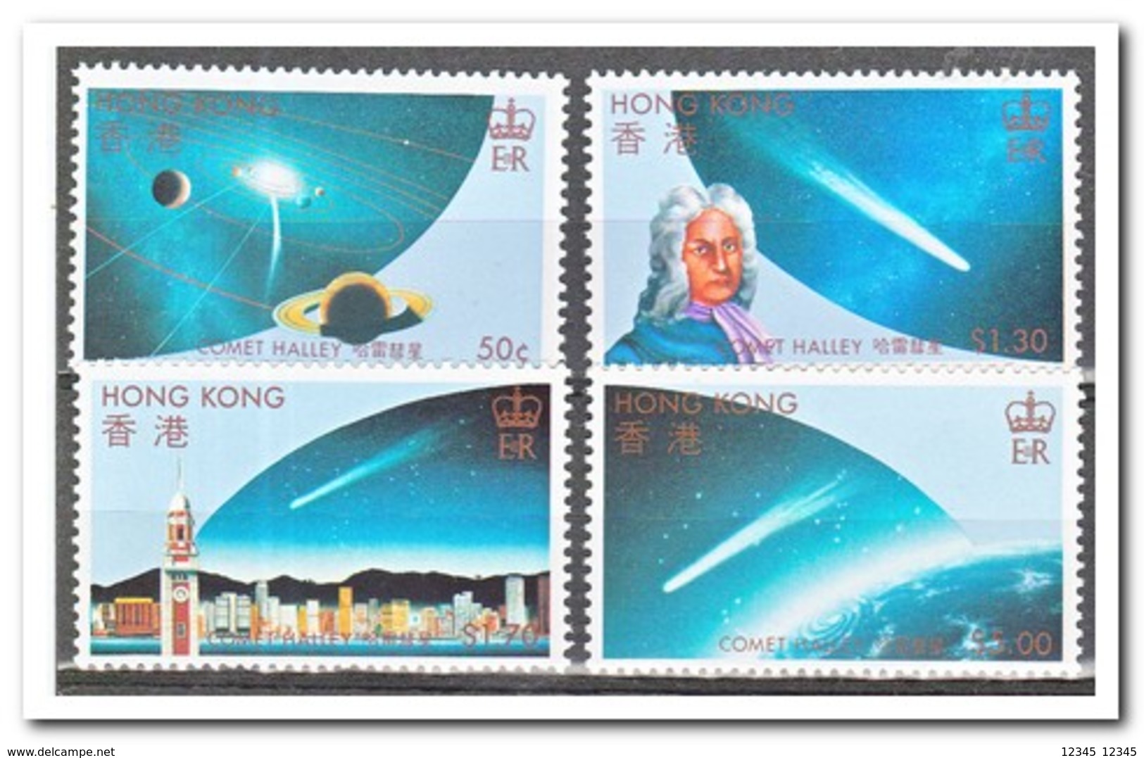 Hong Kong 1986, Postfris MNH, Comet Halley - Andere & Zonder Classificatie