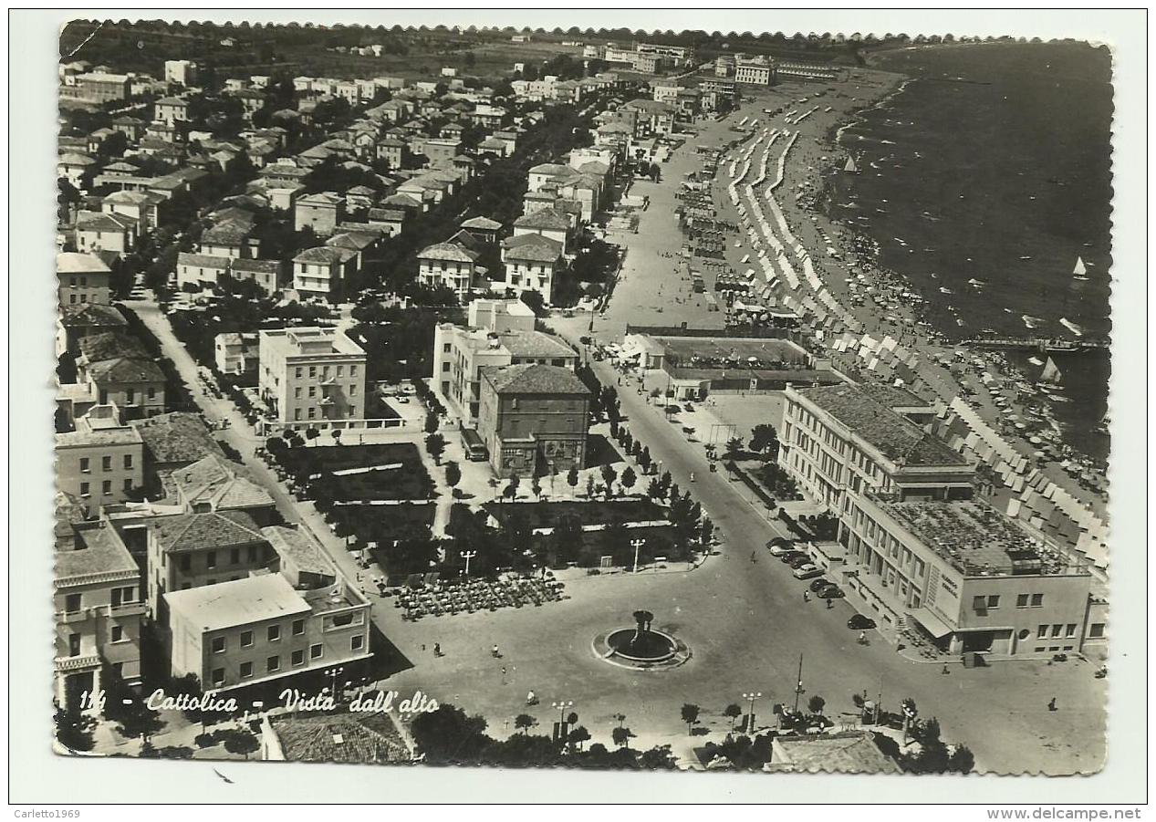 CATTOLICA - VISTA DALL'ALTO  VIAGGIATA FG - Rimini