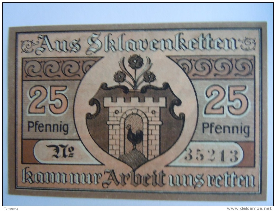 Allemagne Notgeld 1919 Gutschein Der Gemeinde Kaltennordheim 25 Pfg Neu Semeur - [11] Emisiones Locales