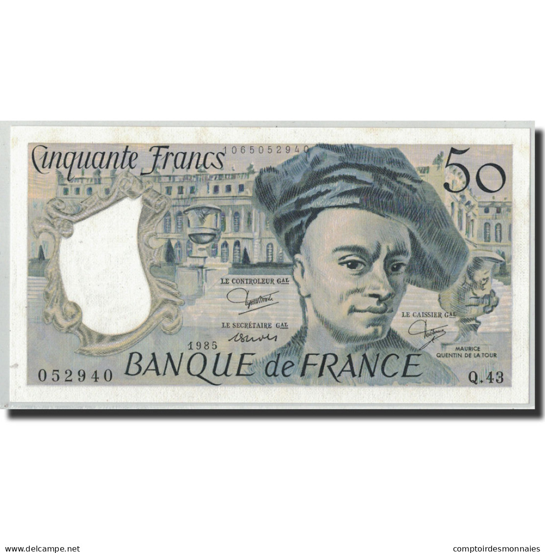France, 50 Francs Quentin De La Tour, 1985, NEUF, Fayette:67.11, KM:152b - 50 F 1976-1992 ''Quentin De La Tour''