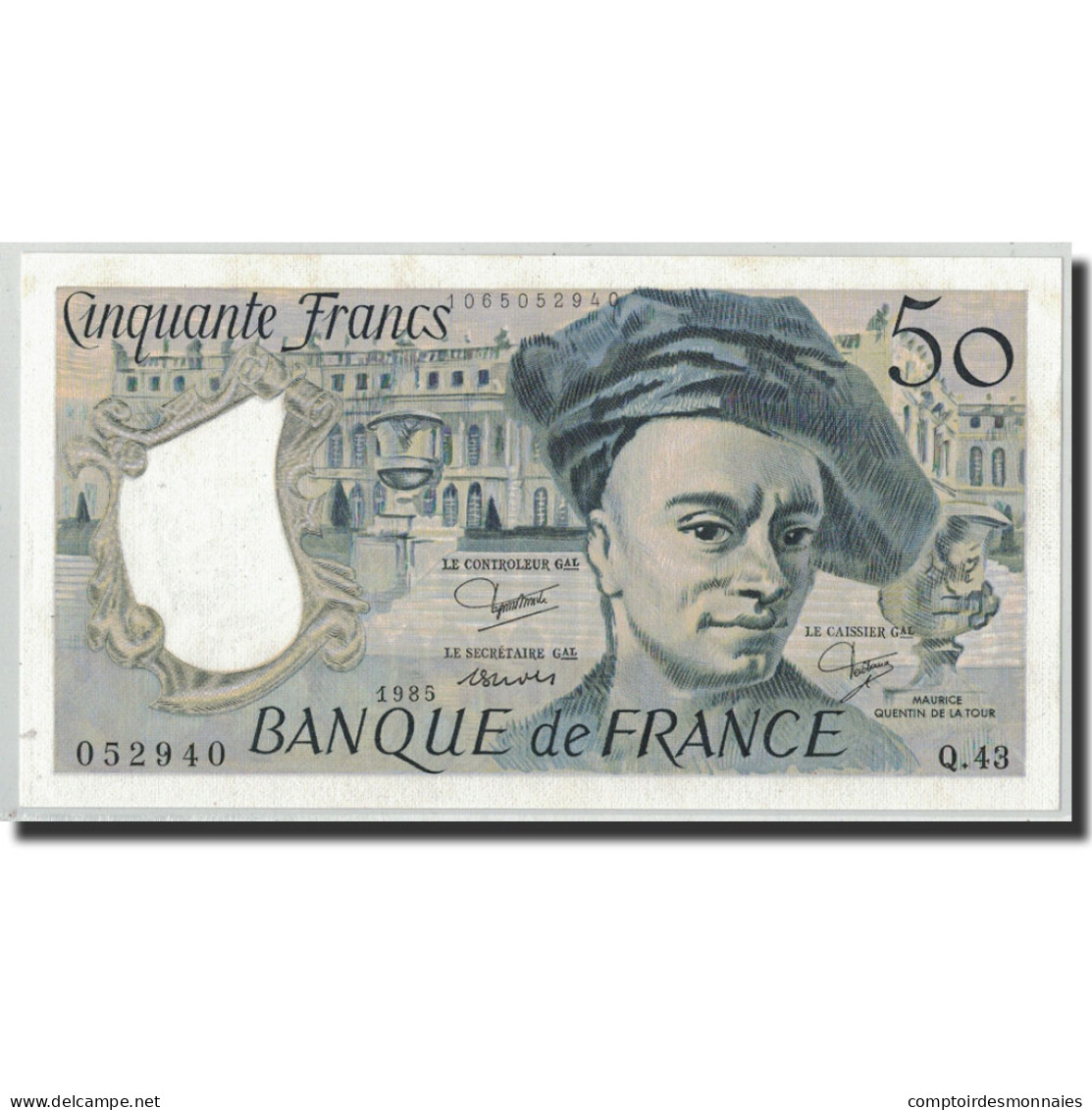 France, 50 Francs Quentin De La Tour, 1985, NEUF, Fayette:67.11, KM:152b - 50 F 1976-1992 ''quentin De La Tour''