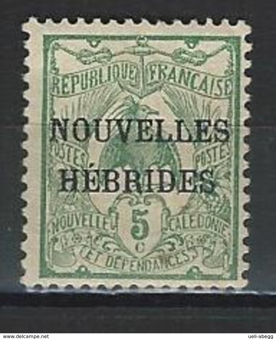 Nouvelles Hébrides Yv. 1, Mi 10 * - Nuevos