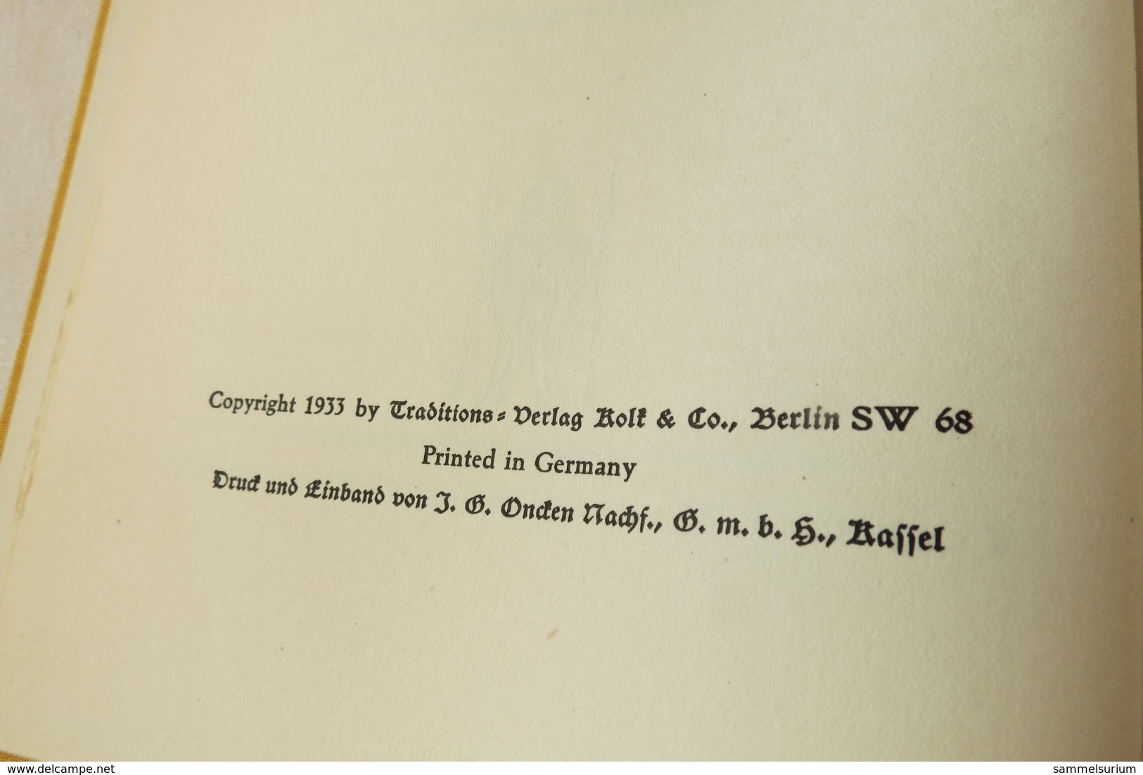 Gustav Goes "Die Große Schlacht In Frankreich", Der Tag X, Aus Der Reihe "Unter Dem Stahlhelm" Von 1933 - Polizie & Militari