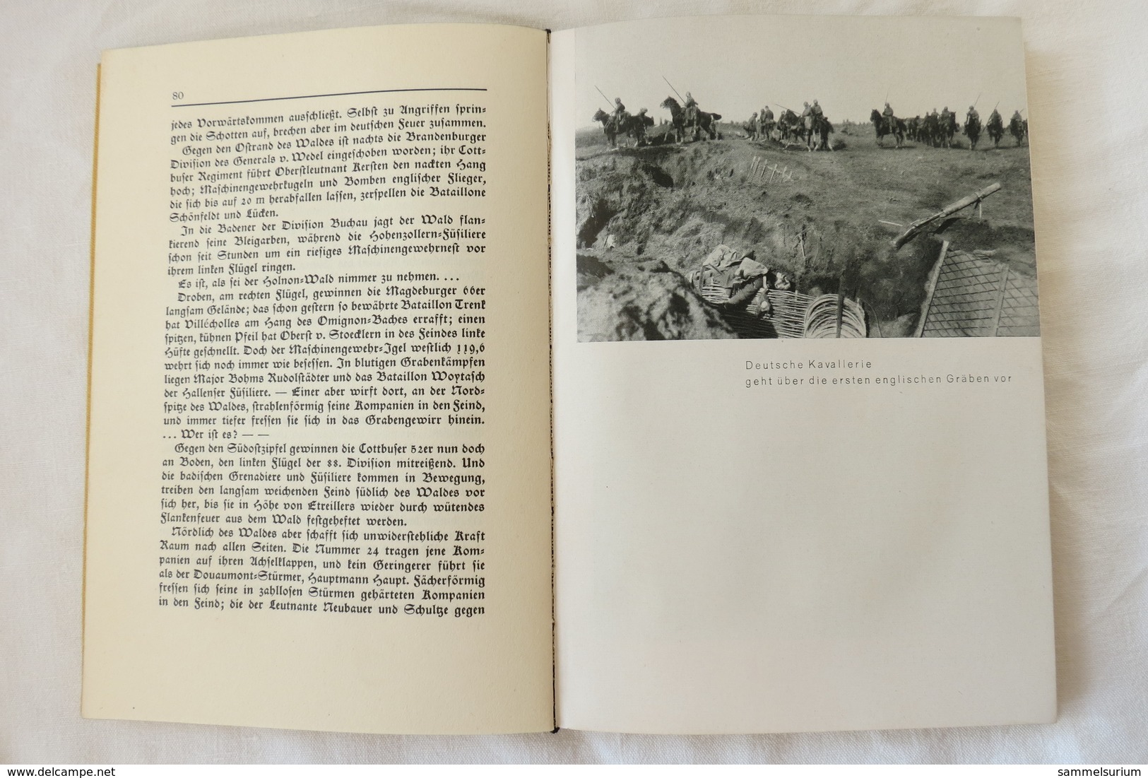 Gustav Goes "Die Große Schlacht in Frankreich", Der Tag X, aus der Reihe "Unter dem Stahlhelm" von 1933