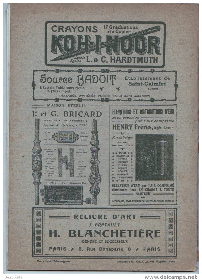 ART Et DECORATION  Novembre 1913   :  Mathurin Méheut - Rembrand Bugatti - 1900 - 1949