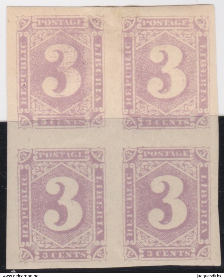 Liberia     .   Yvert   20  Block  4  ( 2 Stamps:  * )     .       **      .         MNH   .     /    .     Postfris - Liberia