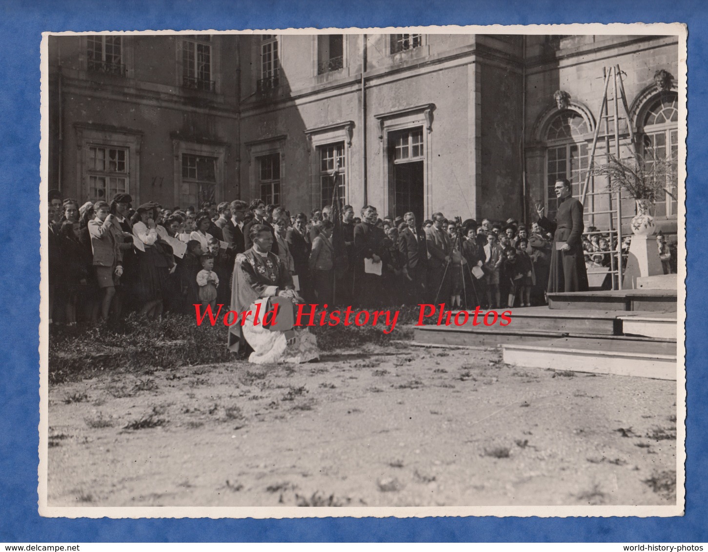 Photo Ancienne - LUNEVILLE ( Meurthe Et Moselle ) - Cérémonie à Identifier - Abbé & Eveque ? - Photographe Odinot - Lugares