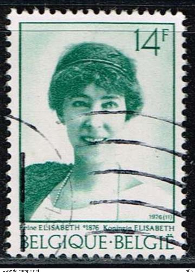 Belgien 1976, Michel# 1860 O Queen Elizabeth (1876 - 1965) - Gebraucht