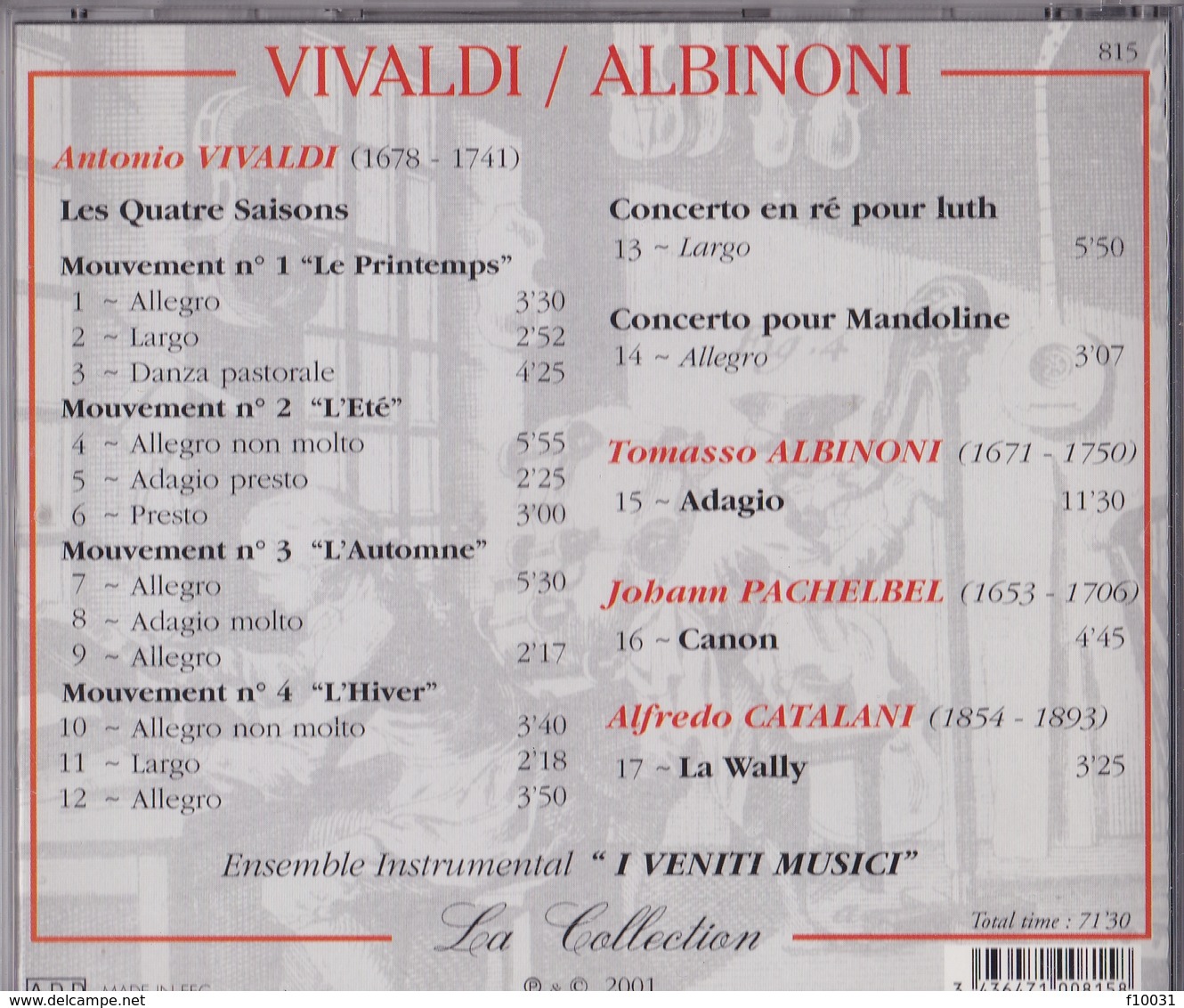 VIVALDI - ALBINONI - Classical