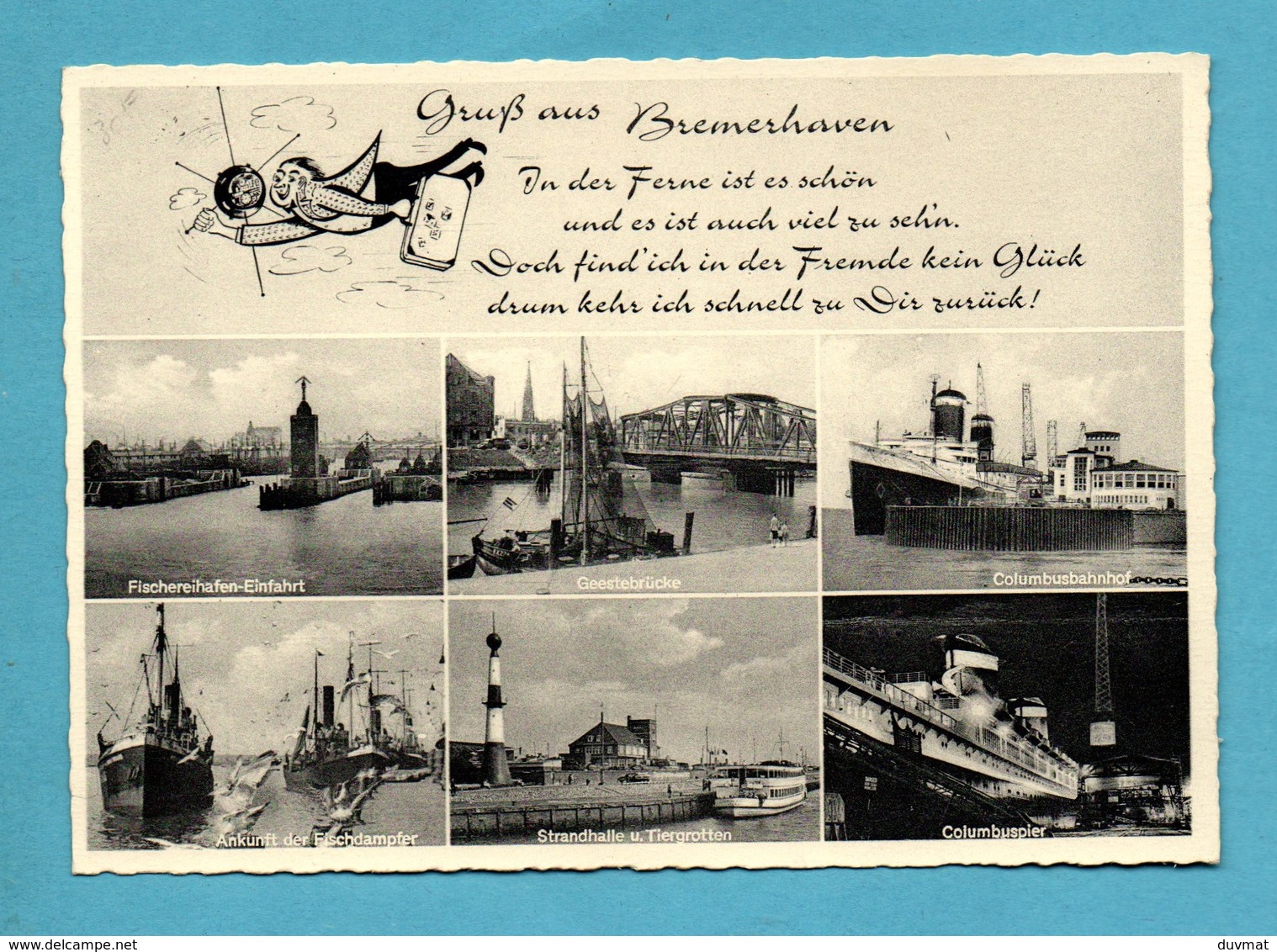 Allemagne Deutschland Gruss Aus Bremerhaven ( Format 10,5 X 15 ) - Bremerhaven
