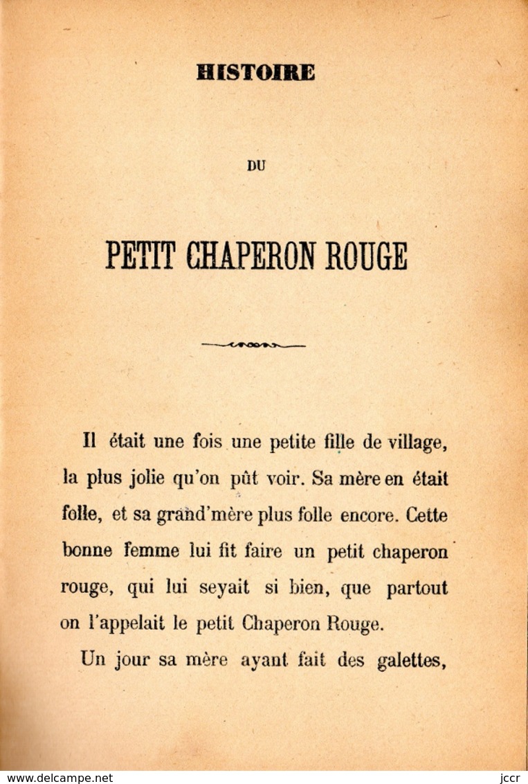 Histoire Du Petit Chaperon Rouge - Sèrie Ecossaise - Imagerie D'Epinal - 1901-1940