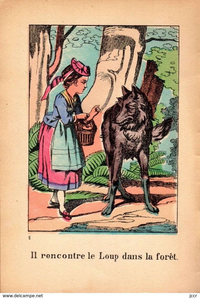 Histoire Du Petit Chaperon Rouge - Sèrie Ecossaise - Imagerie D'Epinal - 1901-1940