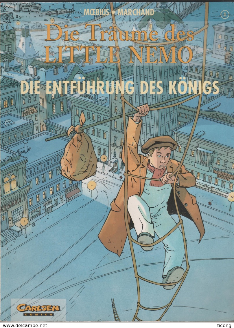 BD MOEBIUS - LITTLE NEMO, EDITION ORIGINALE ALLEMANDE DE 1994 - CARLSEN COMICS - VOIR LES SCANNERS - Möbius