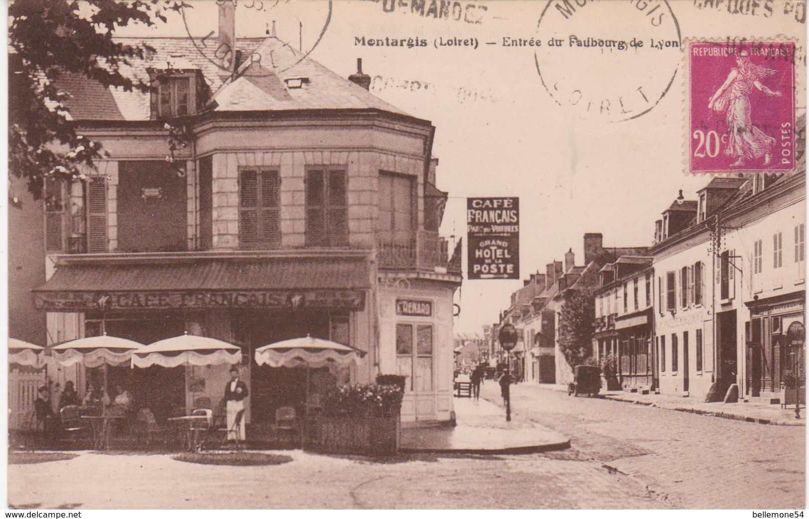 Cpa Dept 45- Montargis - Entrée Du Faubourg De Lyon-  (voir Scan Recto-verso) - Montargis