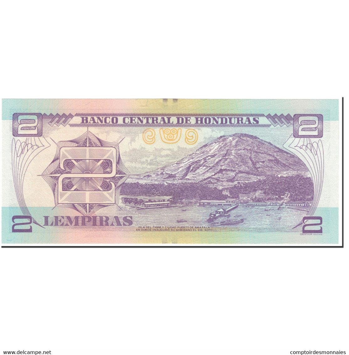 Billet, Honduras, 2 Lempiras, 2012, 2012-03-01, KM:90, NEUF - Honduras