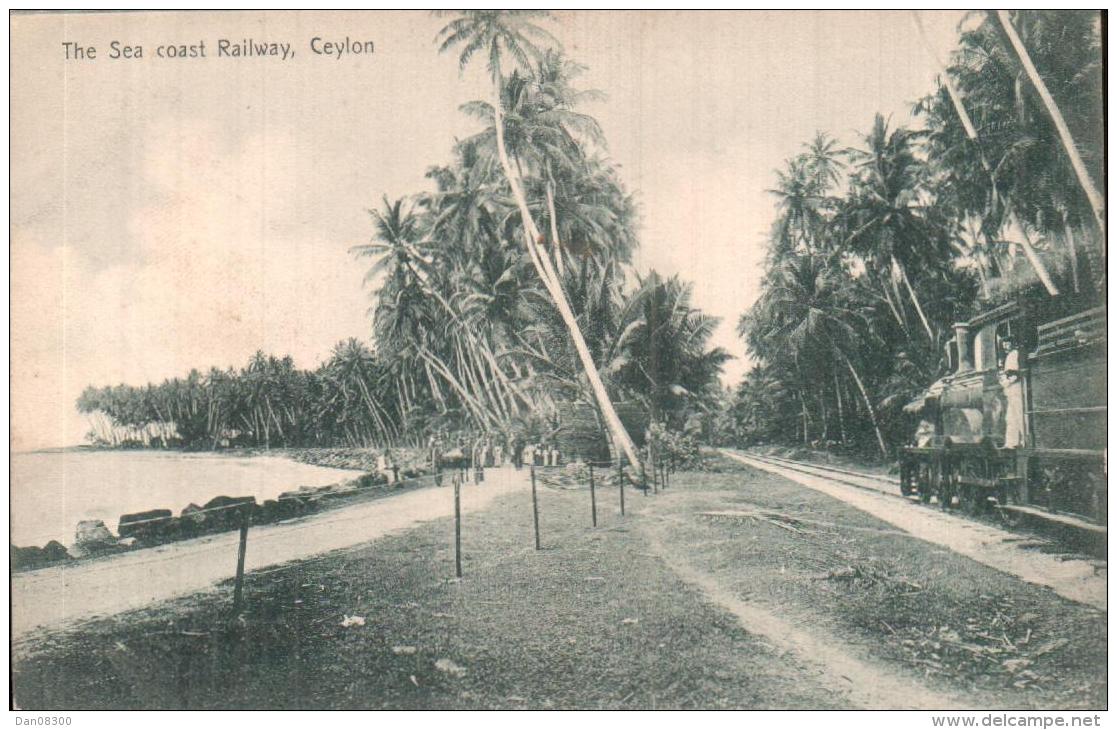 SRI LANKA THE SEA COST RAILWAY CEYLON PAS CIRCULEE - Sri Lanka (Ceylon)