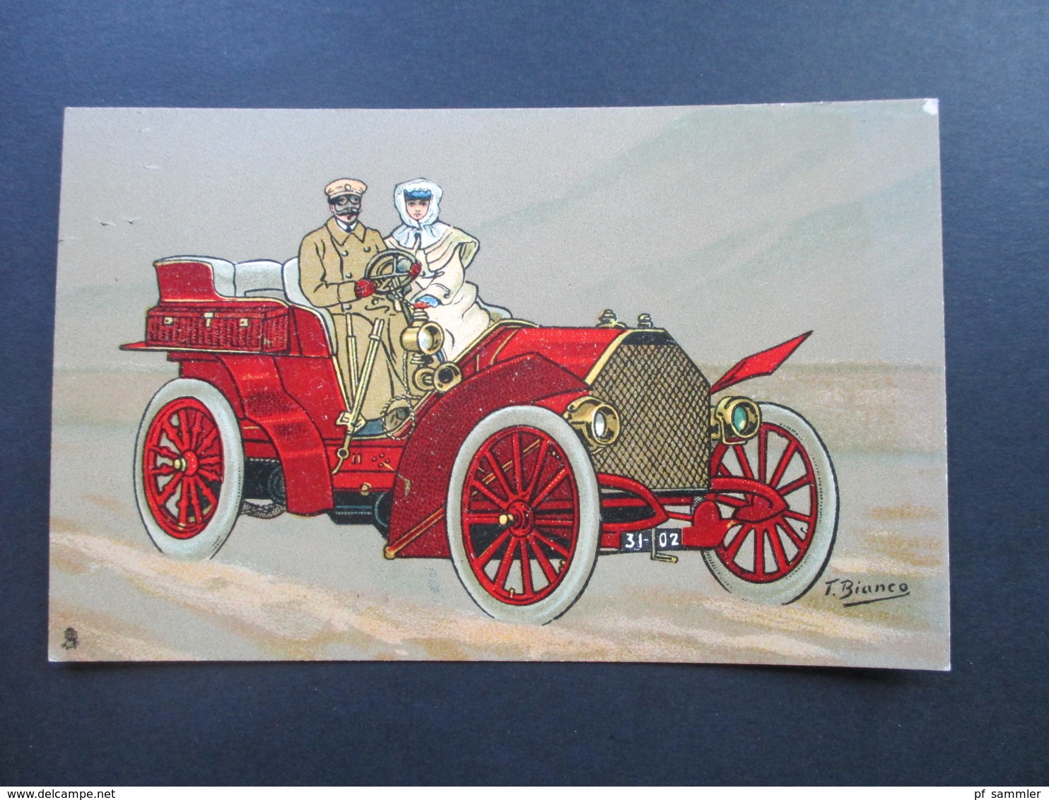 AK / Künstlerkarte T.Bianco Oldtimer Ca. 1910er Jahre! Raphael Tuck Serie 760 Edtiteurs Paris. Chicoree Arlatte - Turismo