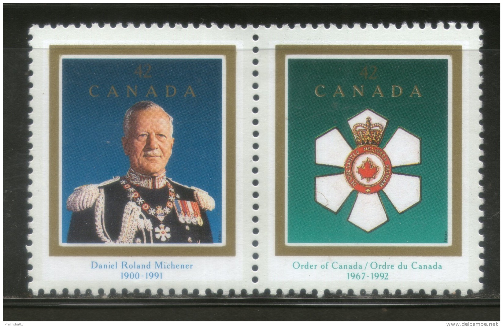Canada 1992 Daniel Roland Michener Governor General MNH # 1713 - Other & Unclassified