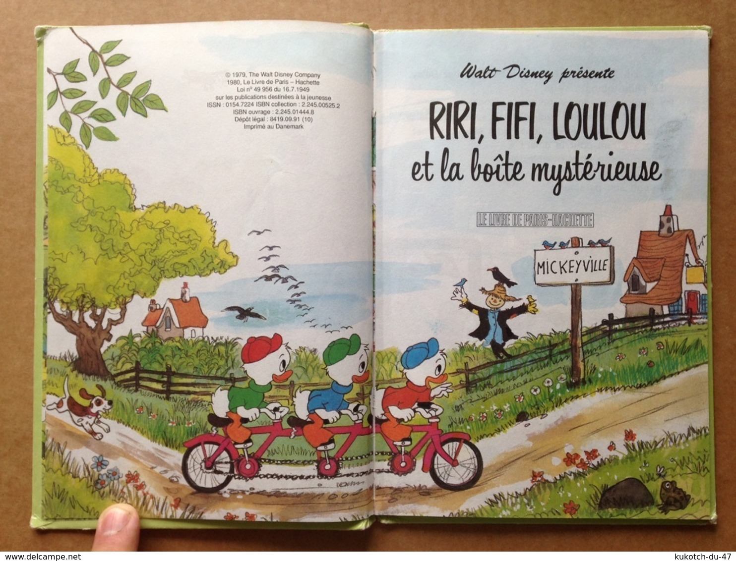 Disney - Mickey Club Du Livre - Riri, Fifi, Loulou Et La Boîte Mystérieuse (1991) - Disney