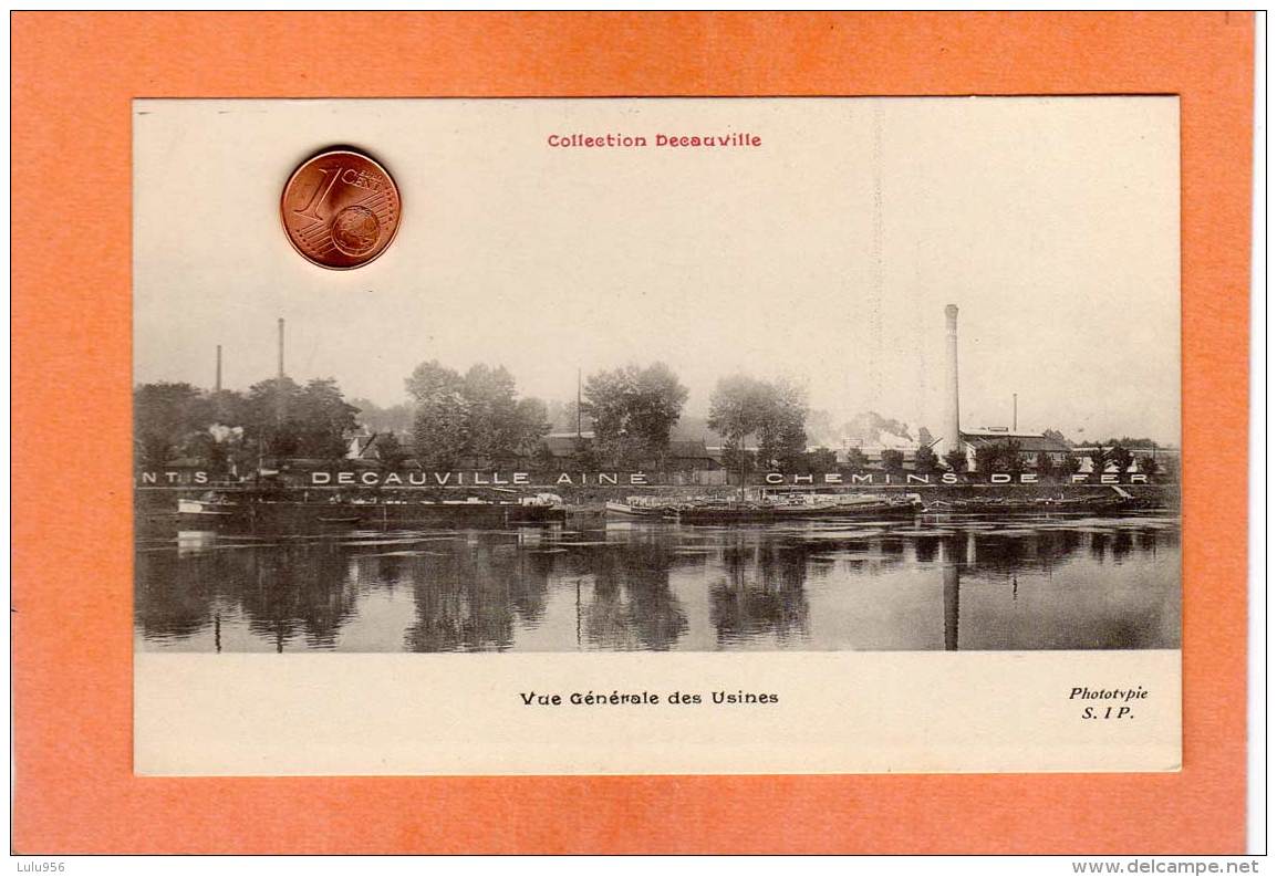 CPA * * CORBEIL-ESSONNES * * Vue Générale Des Usines ( Collection Decauville ) - Corbeil Essonnes