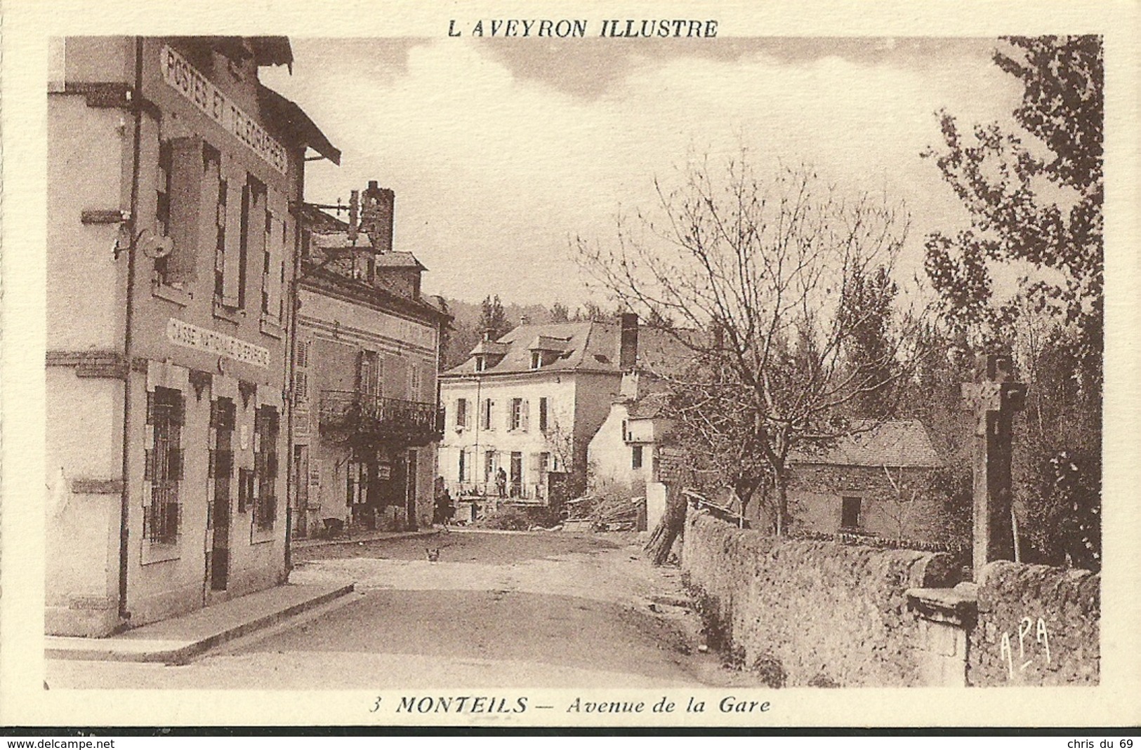 Monteils Avenue De La Gare L Aveyron Illustre - Autres & Non Classés