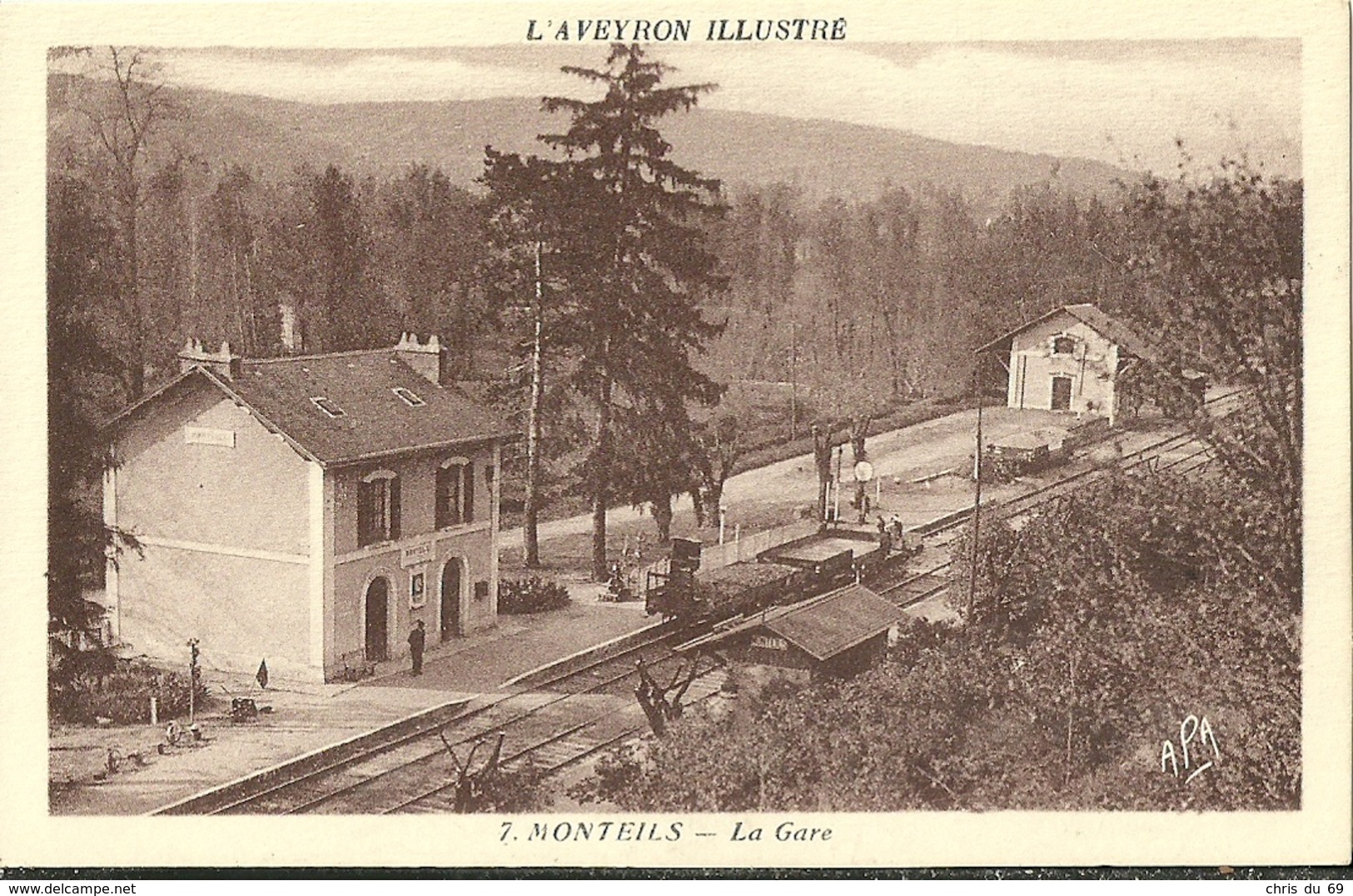 Monteils La Gare L Aveyron Illustre - Autres & Non Classés