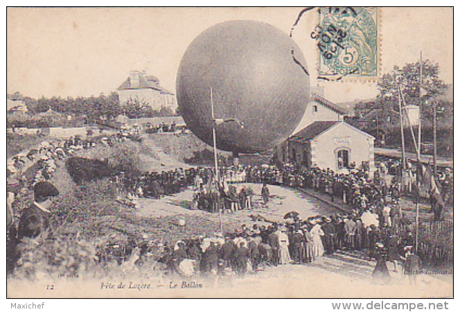 Palaiseau - Fête De Lozère - Le Ballon (Gare De Lozère, Animation) Circulé 1905 - Palaiseau