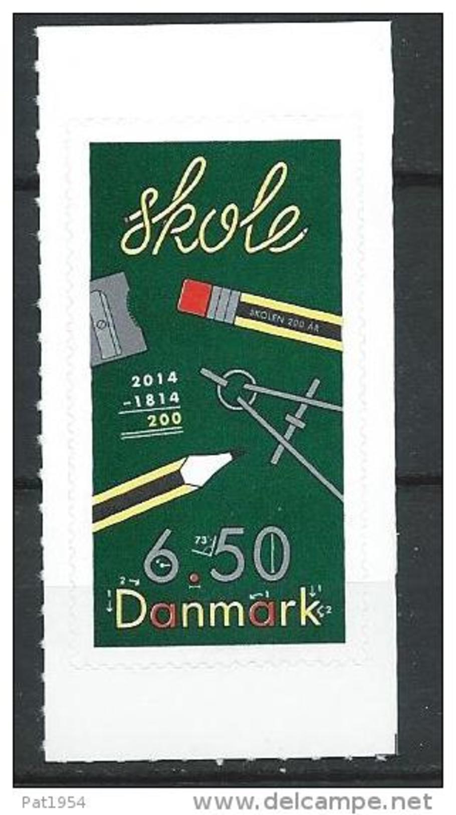 Danemark 2014 N° 1755 Neuf, L'école Danoise - Nuovi