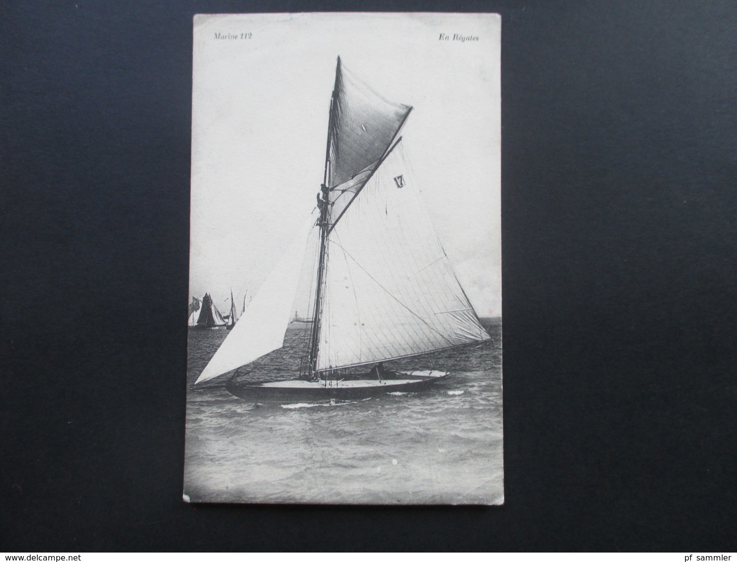 Frankreich Ca. 1911 AK Marine 112 En Regates. Regatta / Kleines Segelschiff. Collection F.B. Peltier Nantes. - Sailing Vessels