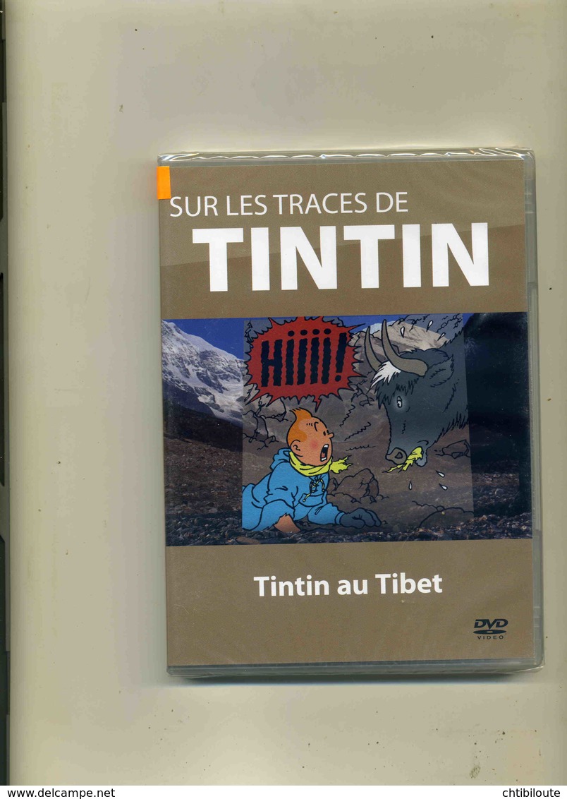 TINTIN  / DVD SUR LES TRACES DE TINTIN  AU TIBET   NEUF - Cassettes & DVD