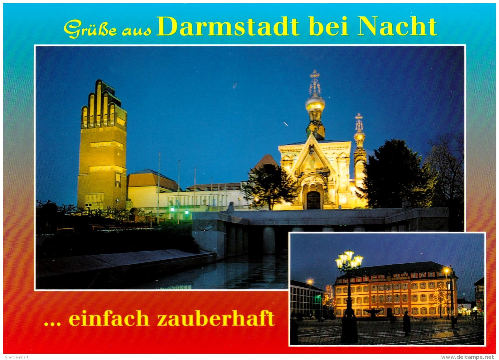 Darmstadt Bei Nacht, Germany Unused - Darmstadt