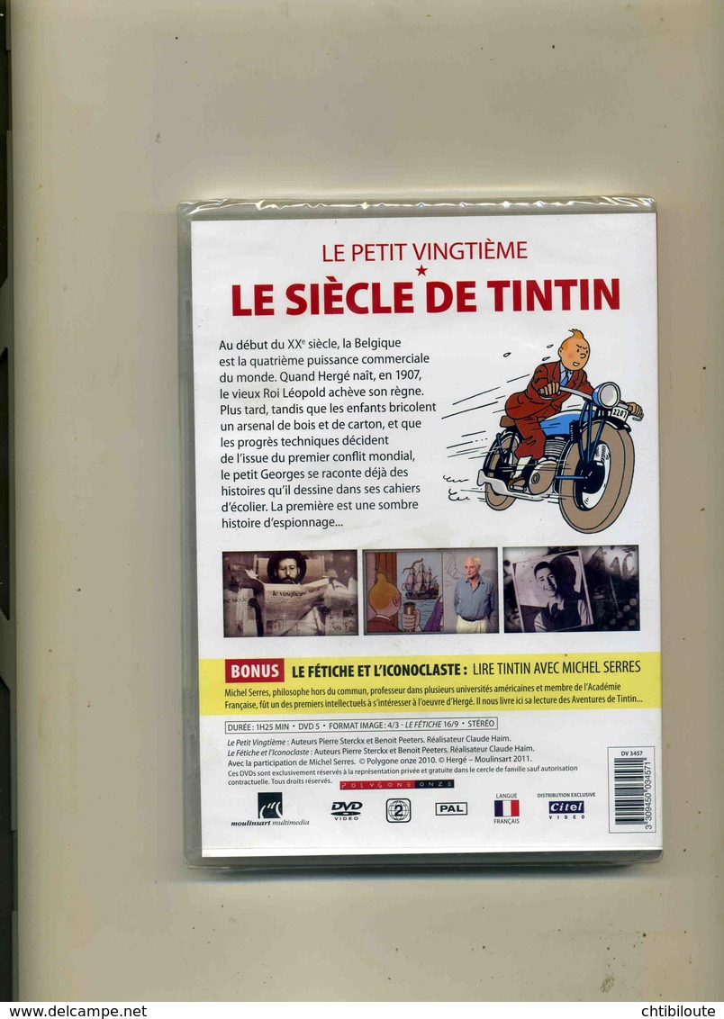 TINTIN  / DVD LE SIECLE DE TINTIN     NEUF - Cassettes & DVD